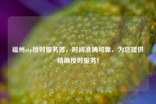 福州ntp授時(shí)服務(wù)器，時(shí)間準(zhǔn)確可靠，為您提供精確授時(shí)服務(wù)！